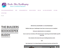 Tablet Screenshot of booksalivebookkeeping.com